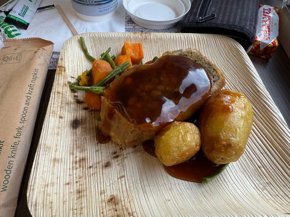 Vegan squash wellington