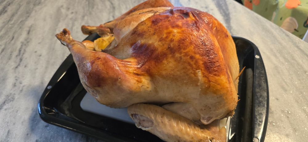 Wine roasted turkey 