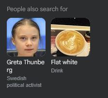 People also search for
Greta Thunberg
Flat White