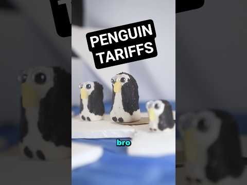 Penguin Tariffs #skit #voiceactor #satire #comedy #crafts