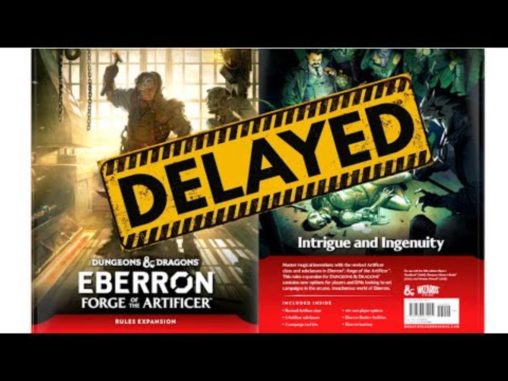 Eberron: Forge of the Artificer DELAYED Until December | Nerd Immersion