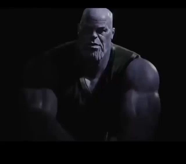 thanos says it 's just the way it is in a black background