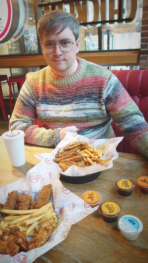 Emergency over. Food arrived. 