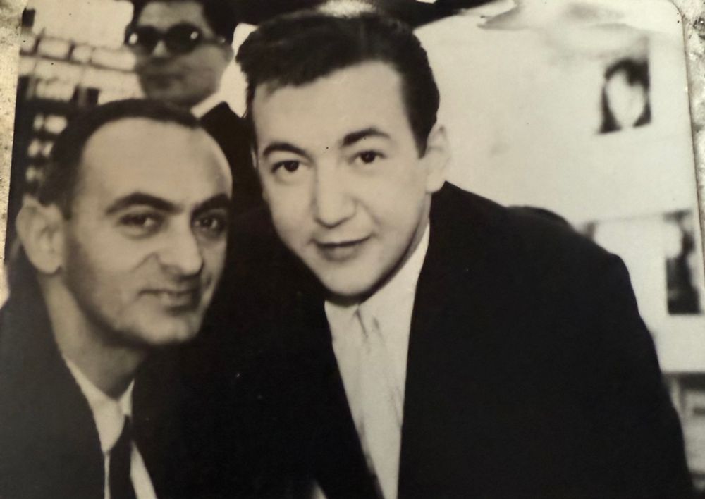 Unidentified man with Bobby Darin. 