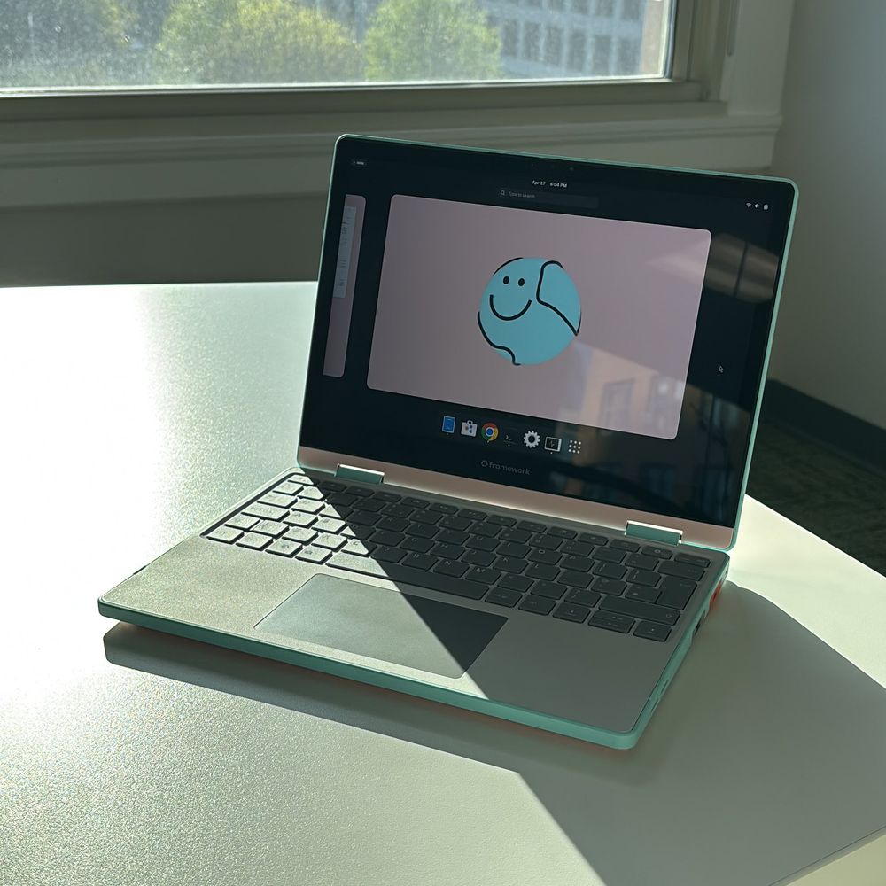 A Framework Laptop 12 running Fedora 42.
