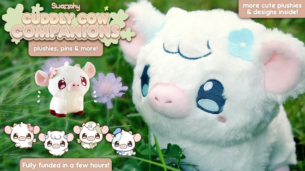 Cuddly Cow Companions ♡ A Cozy Herd of Plushies