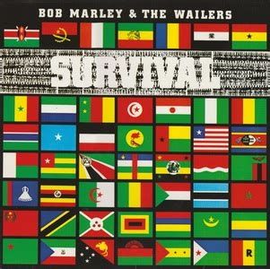 A capa do album Survival, de Bob Marley & The Wailers