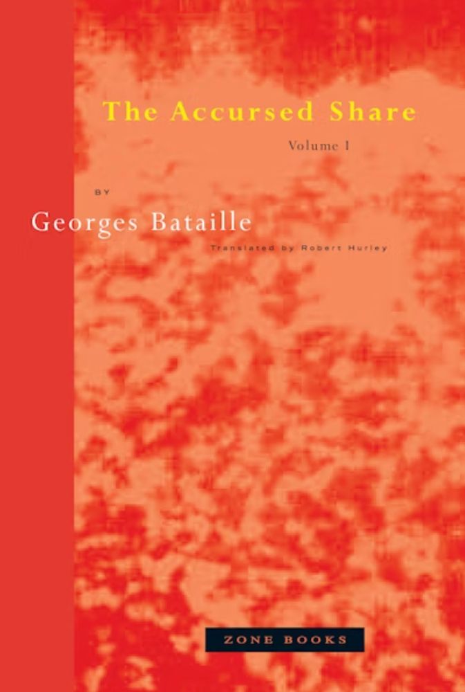The Accursed Share by Georges Bataille