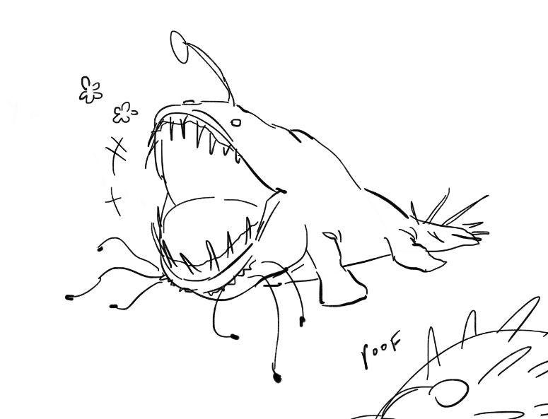 digital doodle of gobul