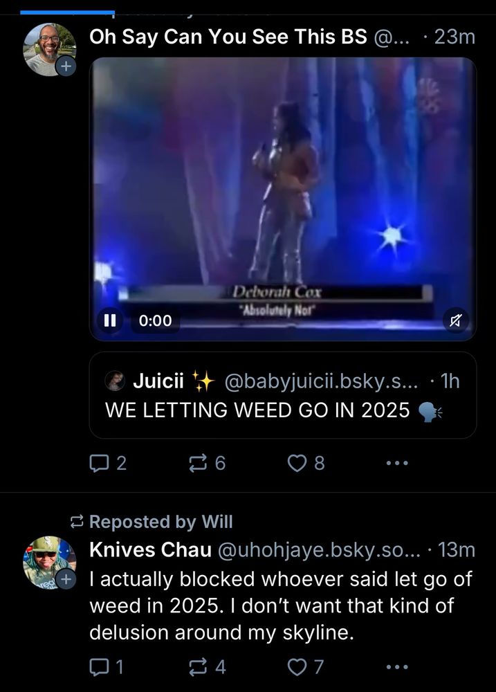 Screenshot of timeline 