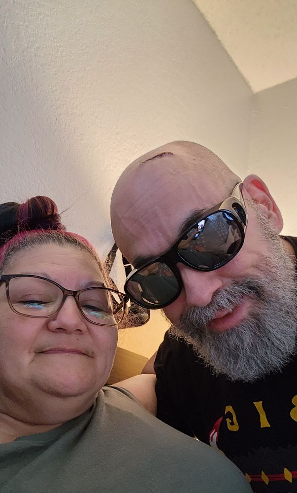 Wife and I persevering 