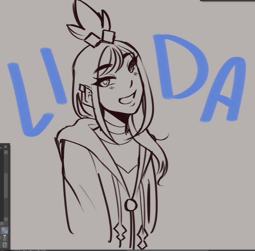 A quick sketch of Lida from Pokemon Legends Z-A