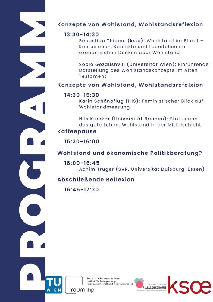2. Seite des Programms der Fachtagung