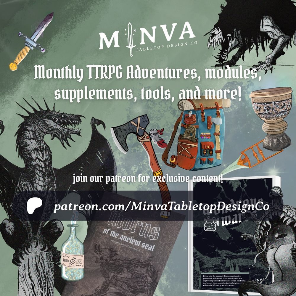 Hey friends! 👋 We’re a small business working hard to create awesome TTRPG content for games like...