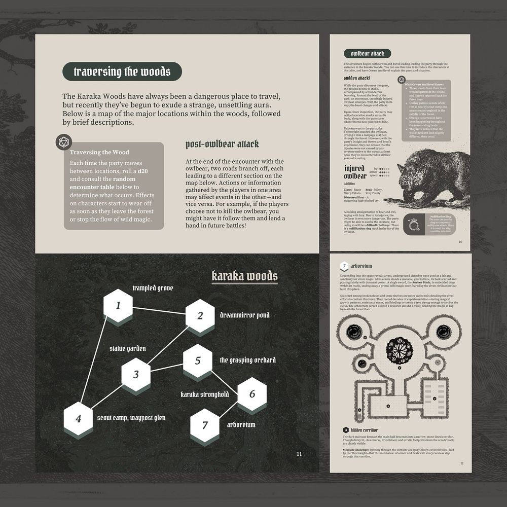 A preview of our first short TTEPG system agnostic adventure perfect for D&D, Daggerheart, Shadow...