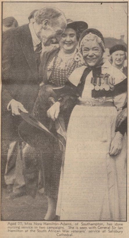Nora Hamilton-Adams in the newspaper article.