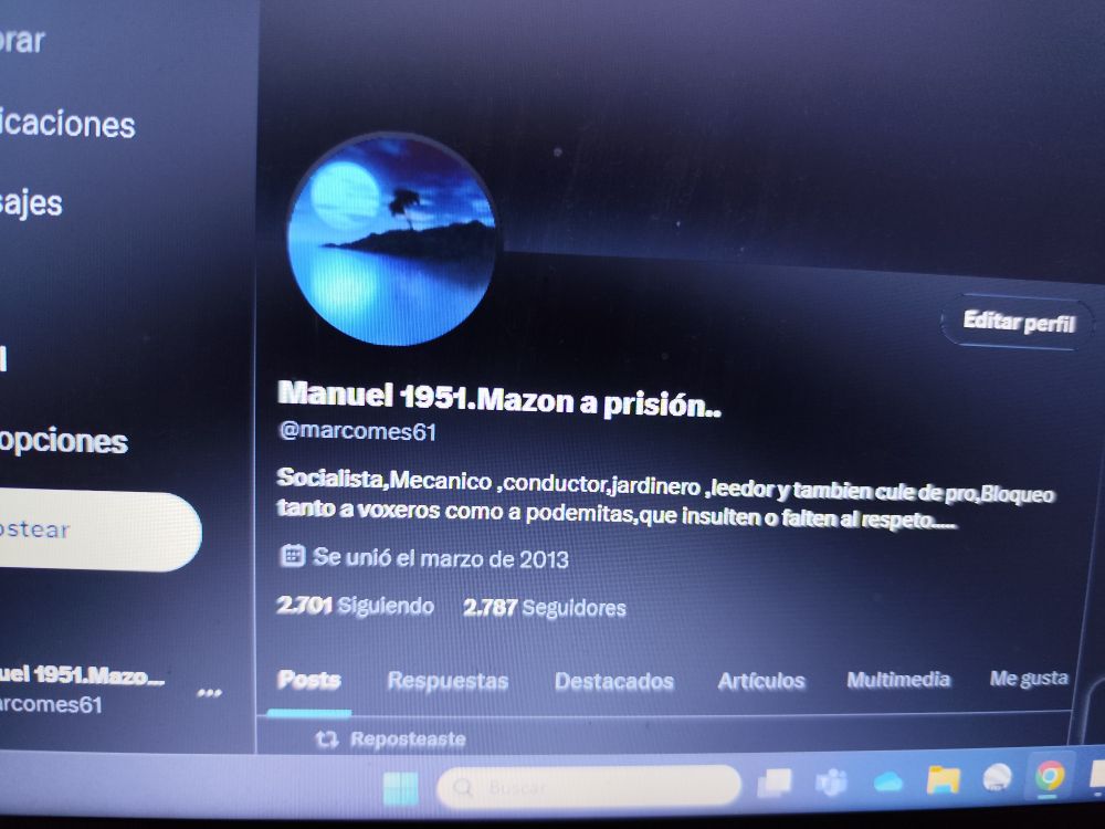 Hola Anhgi,este es mi perfil,te estaría agradecido si pudiese comentas tus posts y me desbloqueas es para ellos,gracias