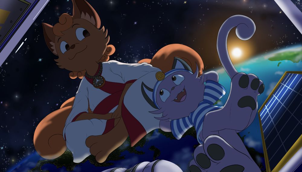 Astronauts be like: "Awwww~"