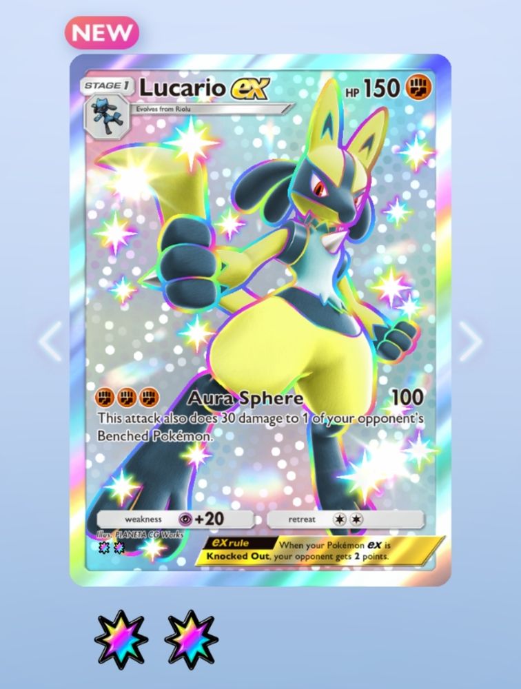 Carta Lucario Shine Full Art