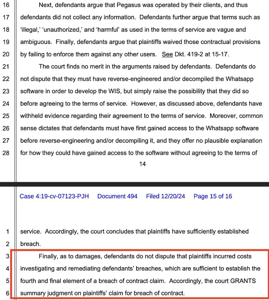 Court order text. Link to follow