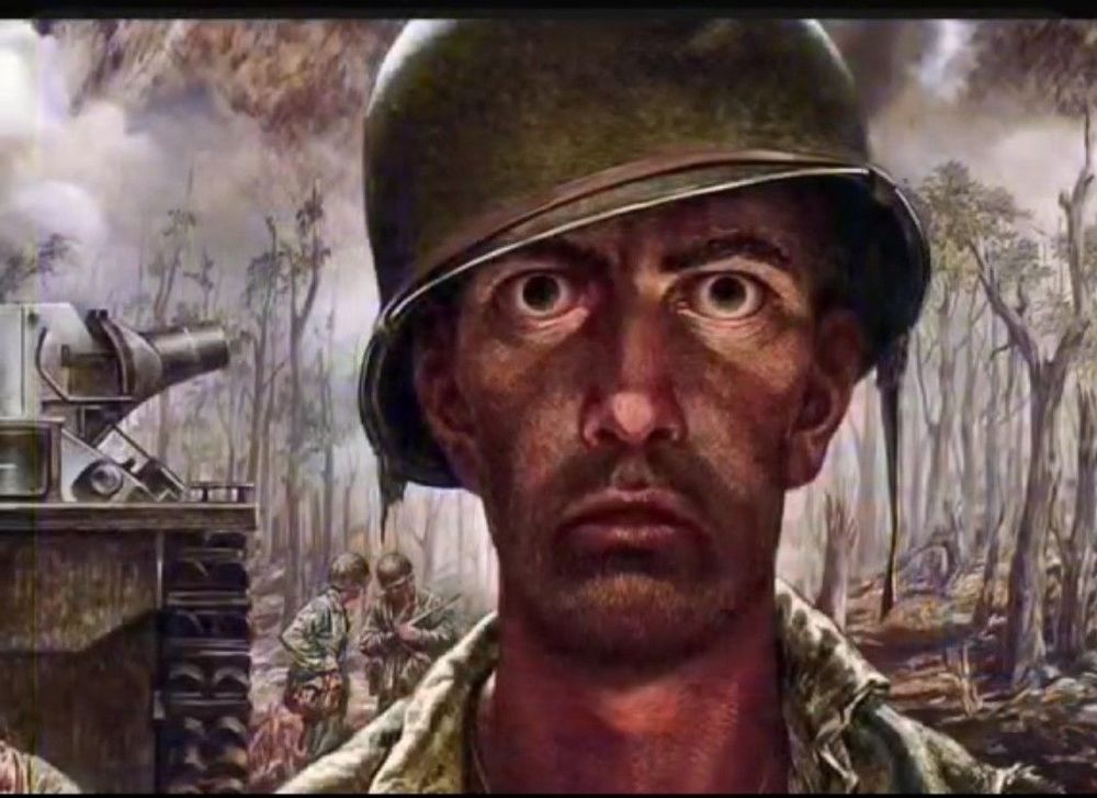 Shellshocked soldier