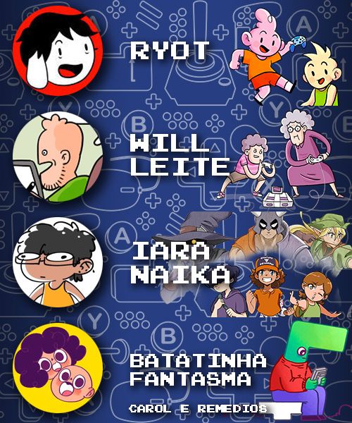 Ryot, Will Leite, Iara Naika, Batatinha Fantasma