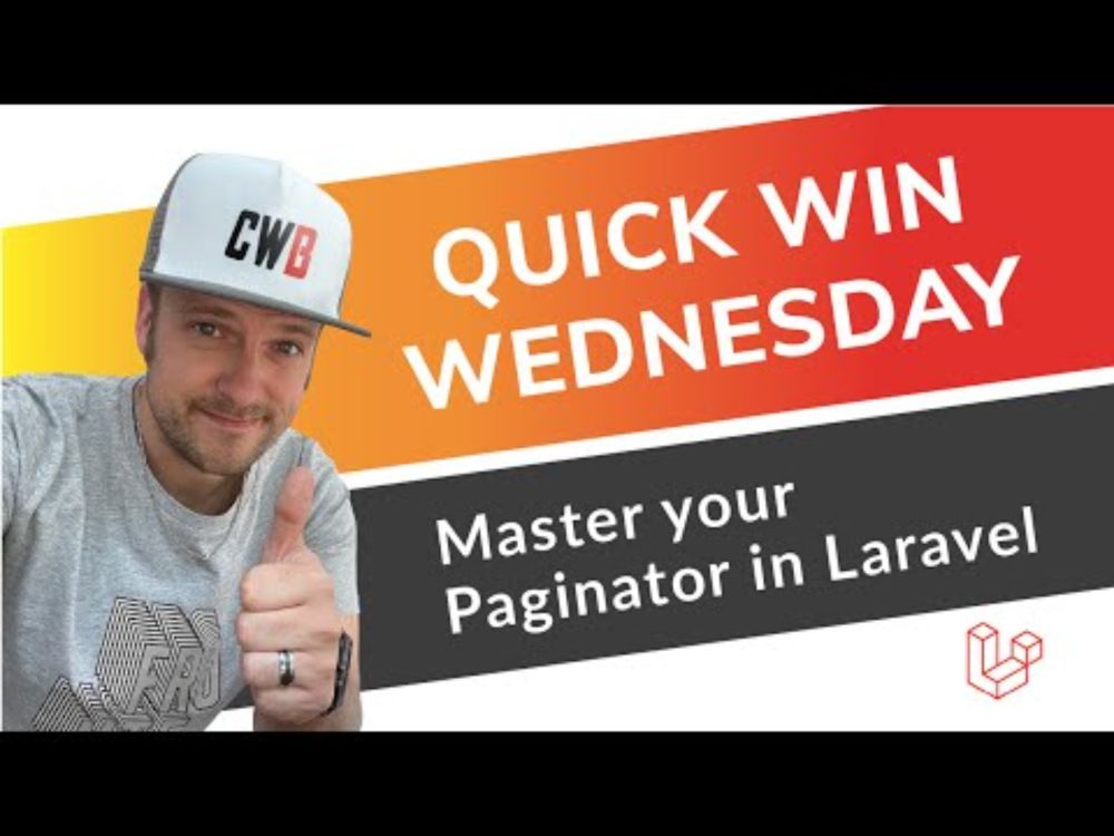 Become a Master with Pagination in Laravel | How to | Tutorial | Quick Win Wednesday #QWW