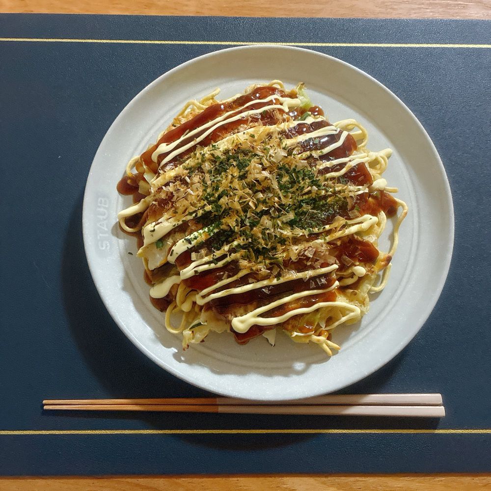 お好み焼きです。