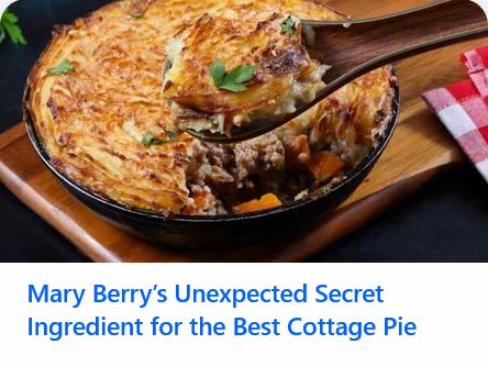Mary Berry's Unexpected Secret Ingredient For The Best Cottage Pie