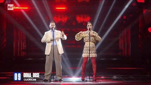 Coma_Cose performing at Sanremo