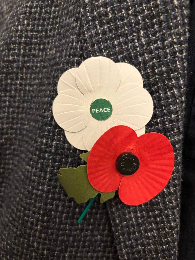 Peace Pledge Union & British Royal Legion Poppy