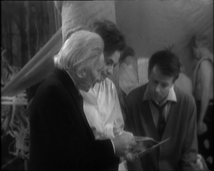 The Doctor showing Ian & Barbara a photograph (Doctor Who: The Daleks, 1963) 