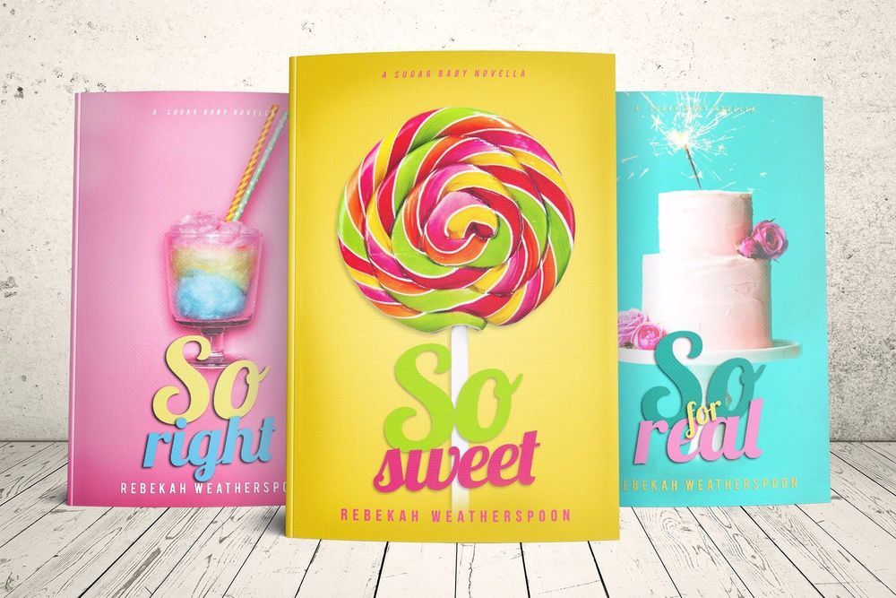 Sugar baby Trilogy by Rebekah Weatherspoon
1. So Sweet
2. So Right
3. So For Real

all three books follow the same couple.