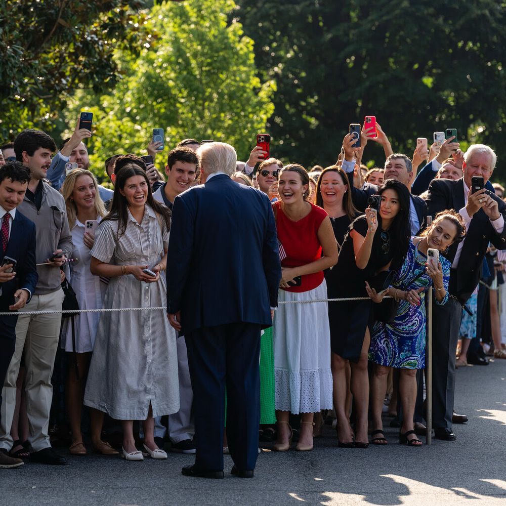Bigoted assholes excited to see Trump 