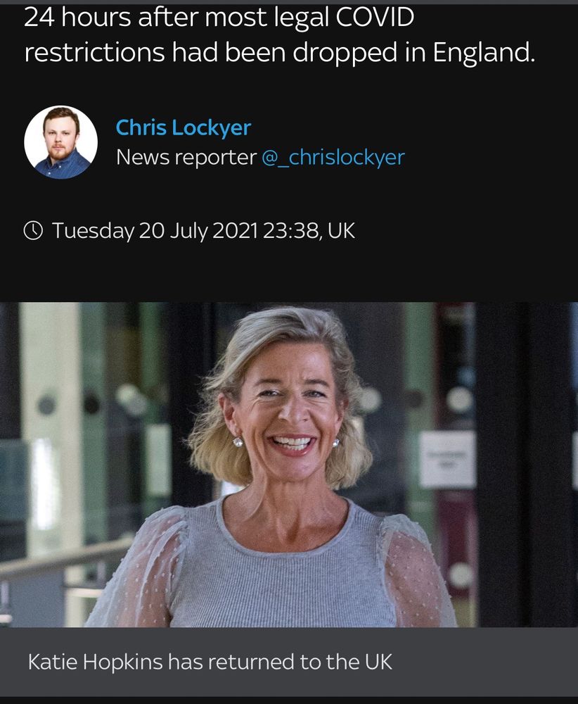 Katie Hopkins looking like old trash 