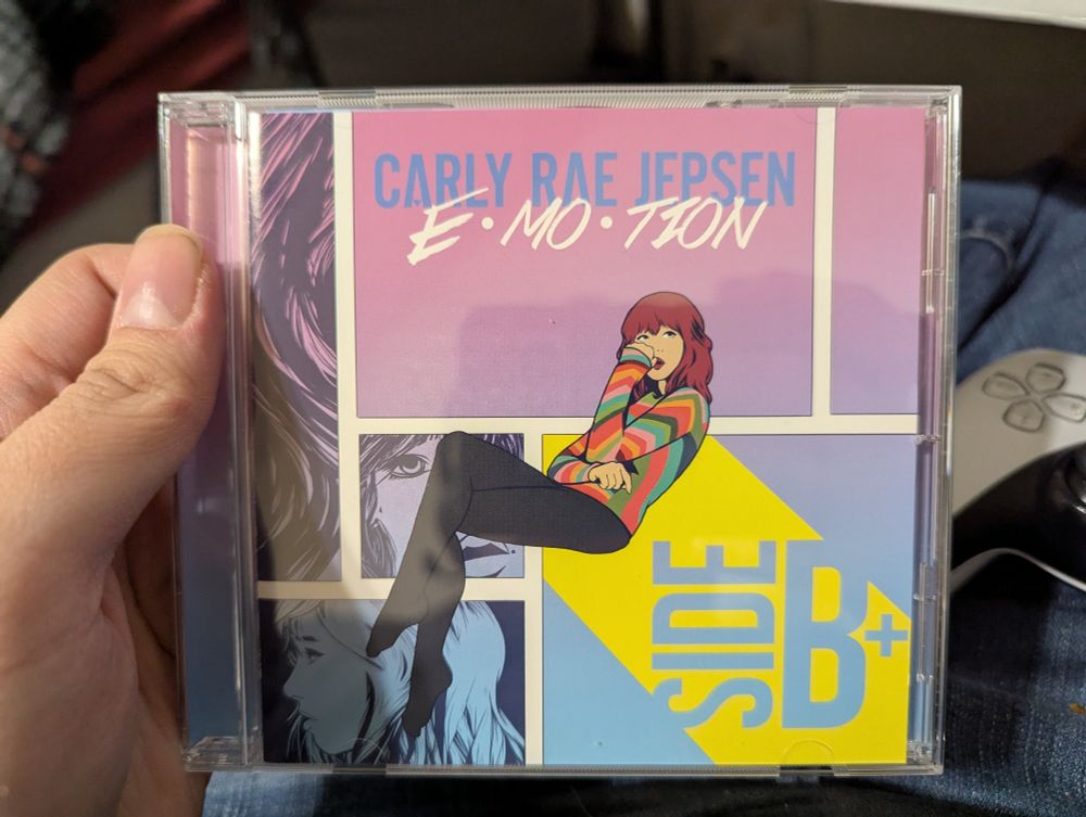 The cover to Carly Rae Jepsen's Emotion Side B+