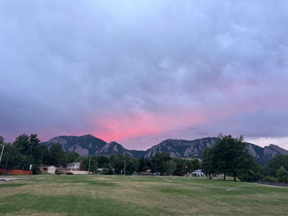 Nice clouds just after sunset