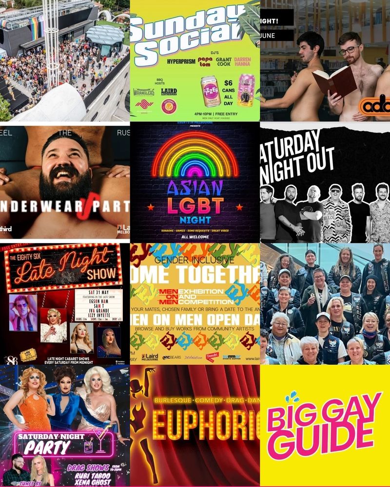 Screen shots of events on this weekend