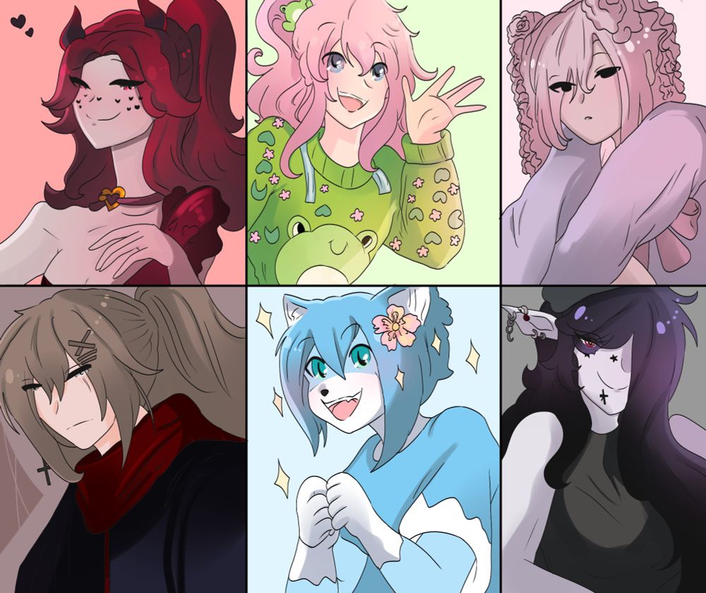 Challenge of six fanarts