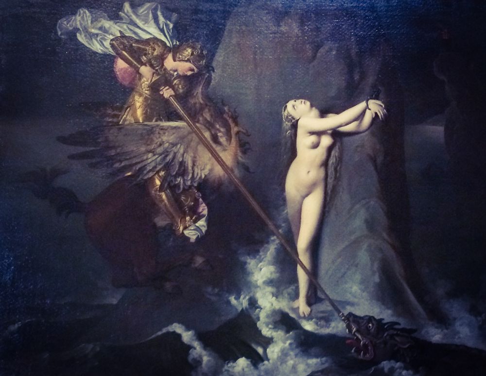 Saint Roger dans ses œuvres, au musée du Louvre