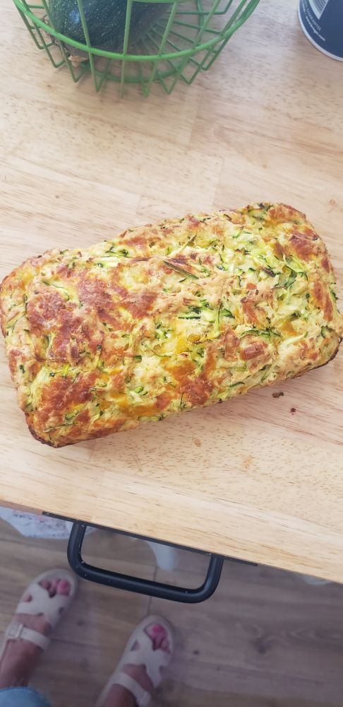 Cheese zucchini bread