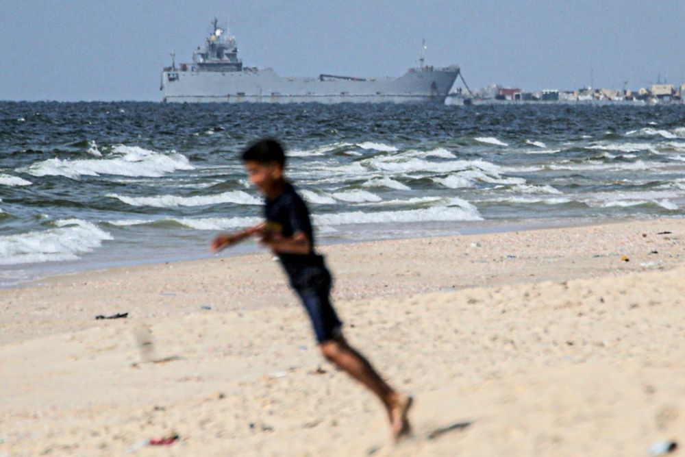 US-built pier in Gaza resumes operations after latest weather setback, official says