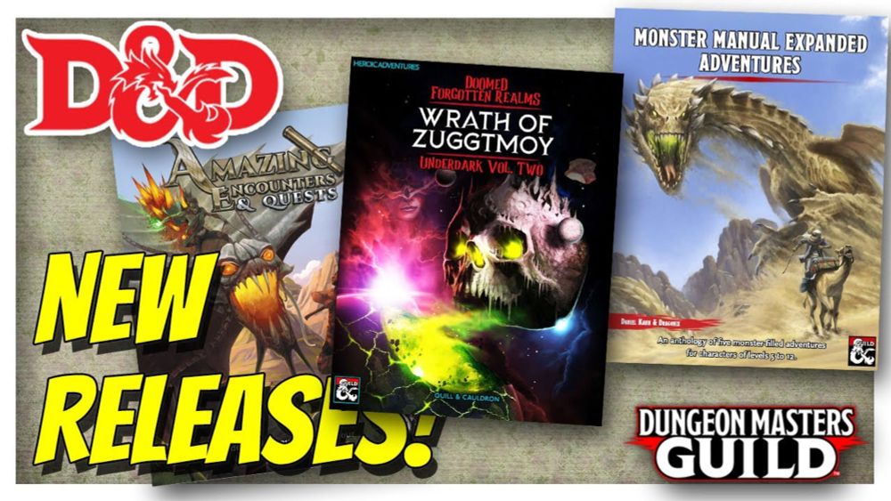 Wrath of Zuggtmoy! Monster Manual Expanded Adventures! D&D New Releases 127 an 26-Feb 7, 2024