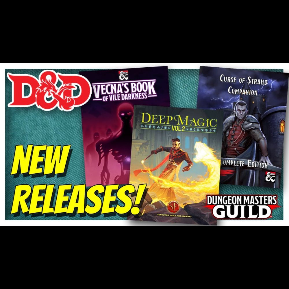 Deep Magic 2! Curse of Strahd Companion! Vecna's Book! D&D New Releases 118 Sep 21-Oct 4, 2023