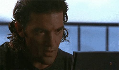 An unacceptably truncated version of the Antonio Banderas reaction gif