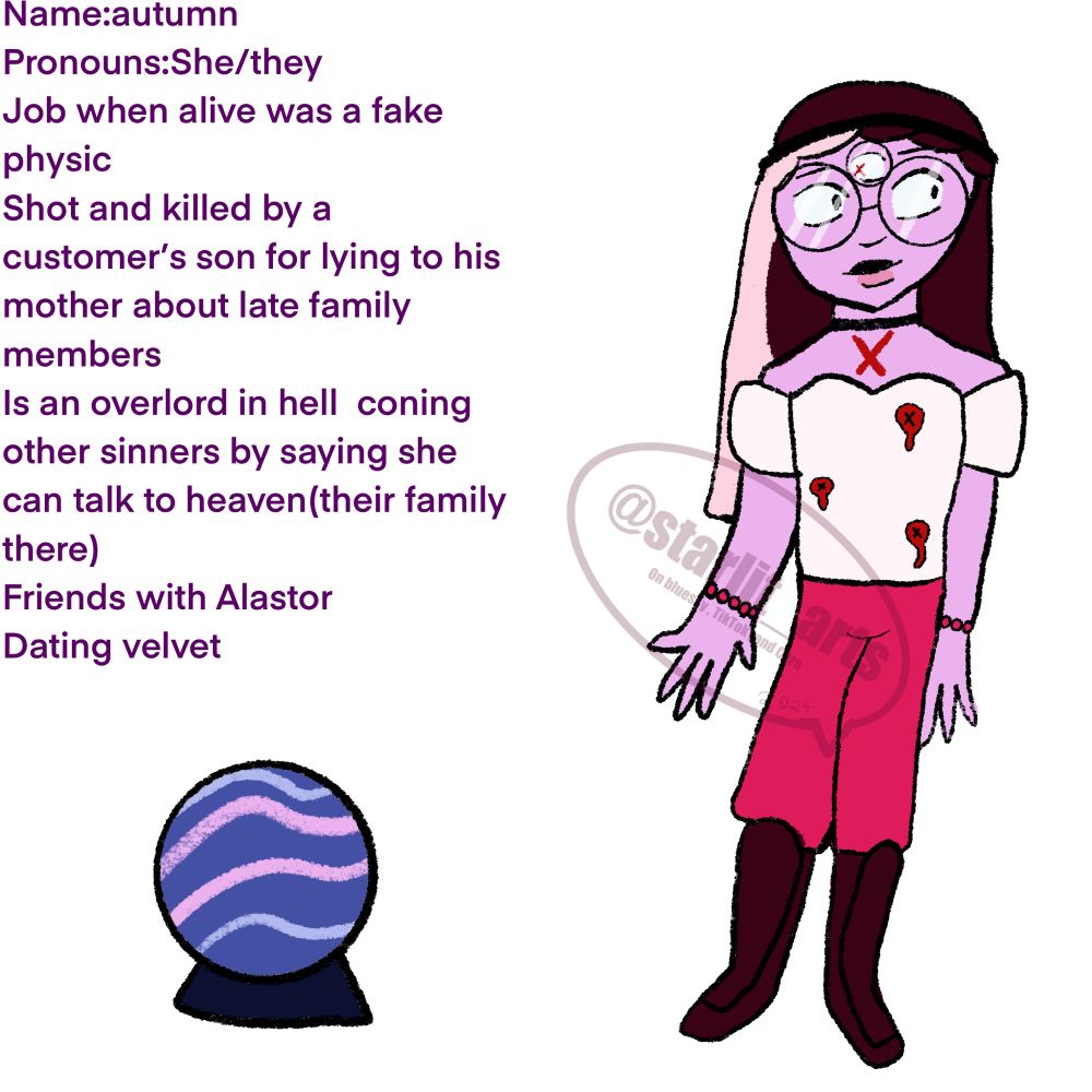 My hazbin hotel oc autumn