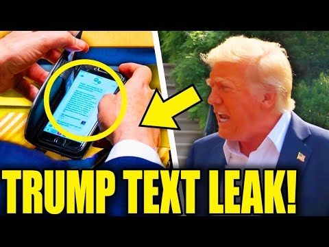 SCREAMING Trump LOSES IT As LEAKED Texts Blow Up PLAN!