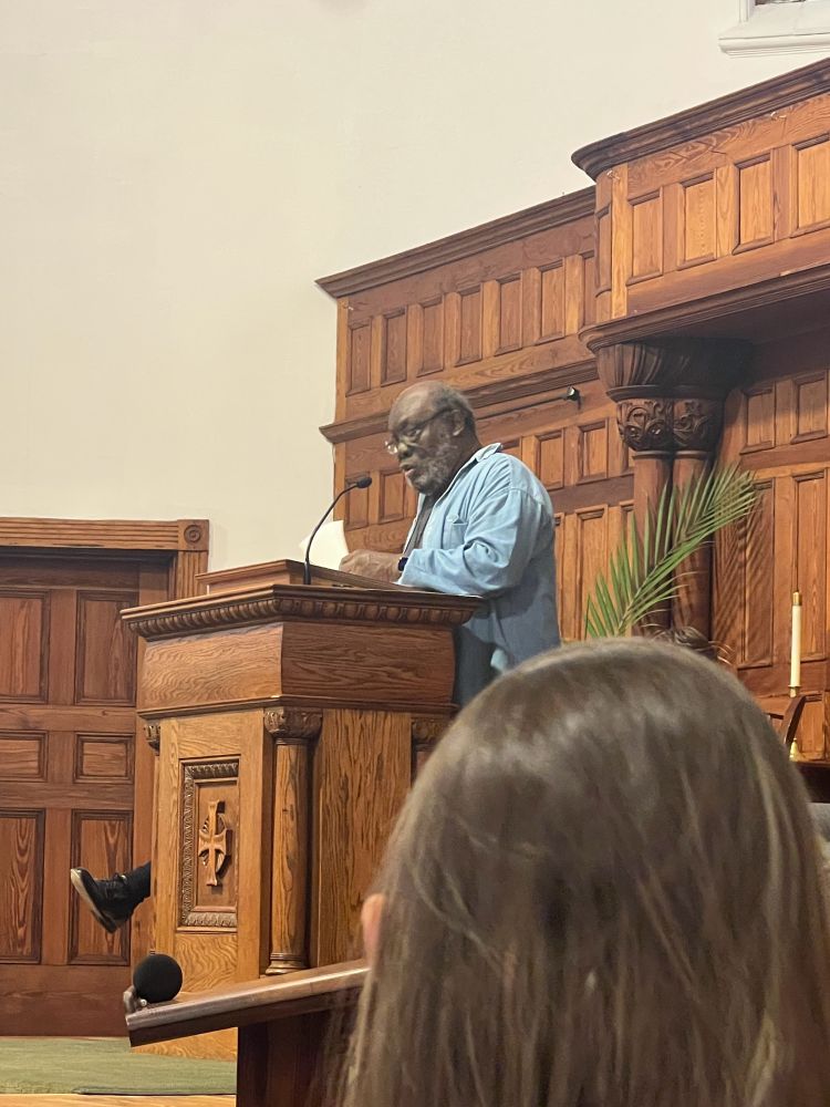 Civil rights activist John Reynolds honors John Lewis