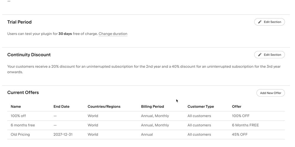 JetBrains Marketplace Option to cancel continuity discounts 