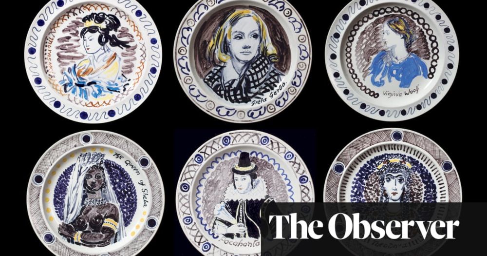 ‘A great work of feminist art’: how the Bloomsbury group’s Famous Women Dinner Service got a place at the table